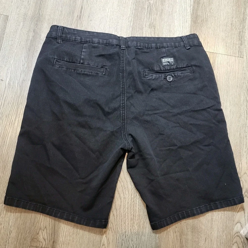 Ezekiel Men's Black Shorts Elastic Size 36 Waist 9